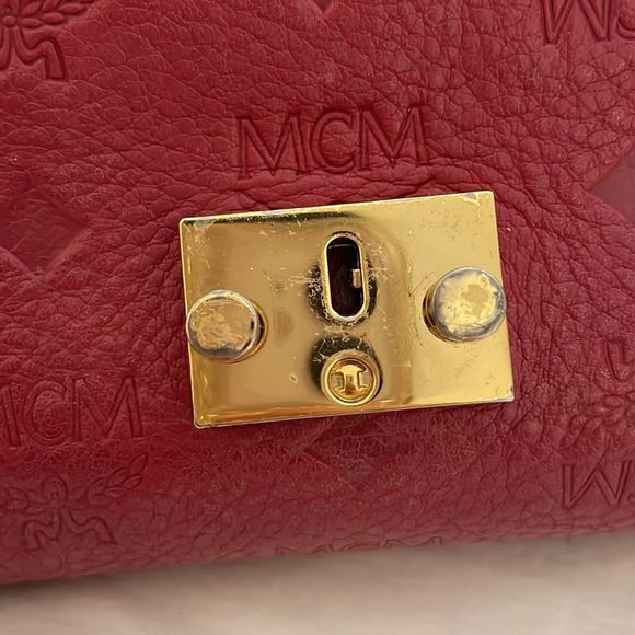 MCM ruby tan crossbody purse - Picture 10 of 17